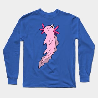 Flower Axolotl Long Sleeve T-Shirt